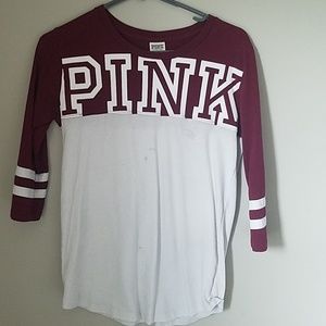 maroon half sleeved top